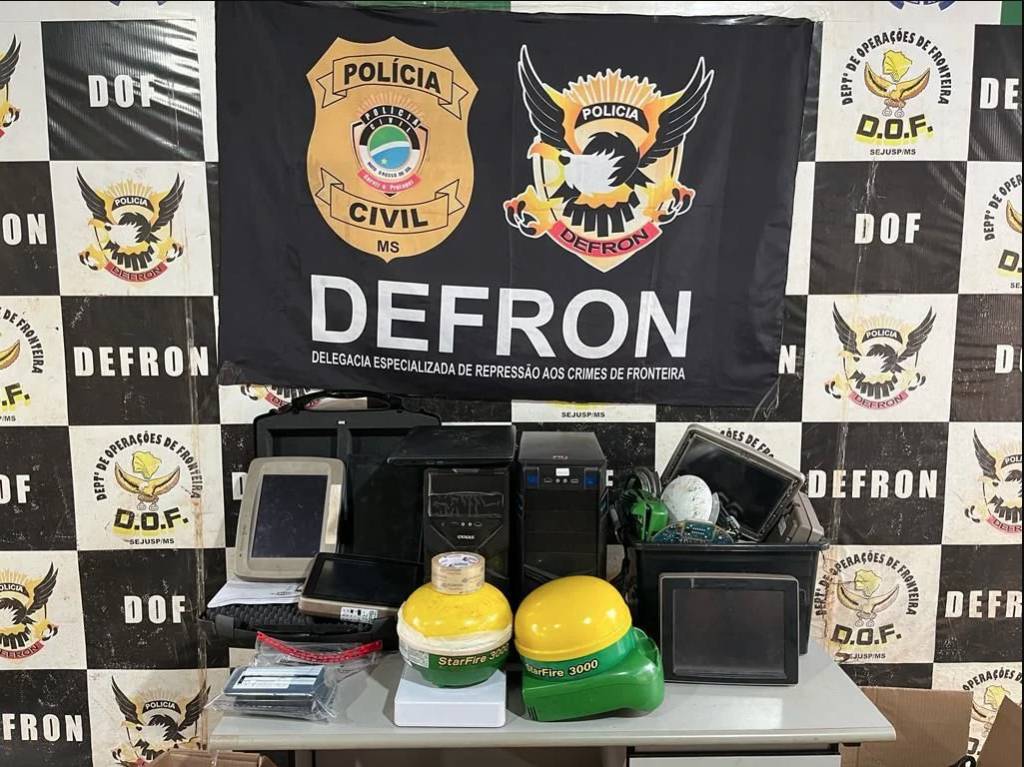 Polícia Civil prende acusados de furto de maquinários agrícolas