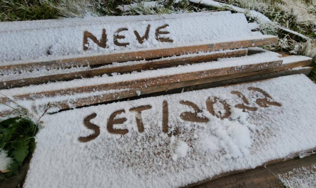 Primavera tem neve e frio na Serra Catarinense. FOTOS