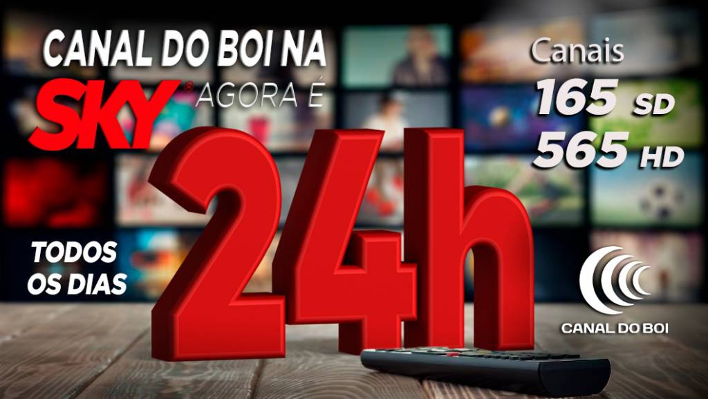 Canal do Boi agora está na SKY 24h por dia