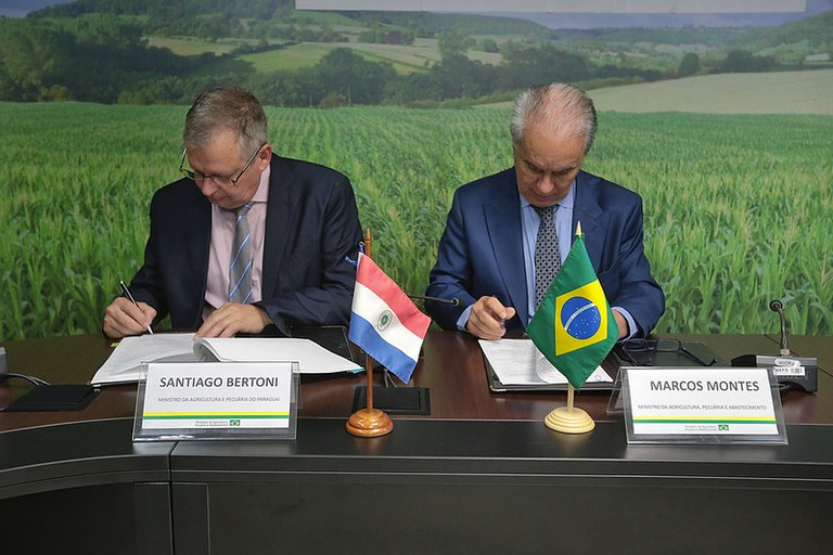 Brasil e Paraguai assinam acordo sobre saúde animal