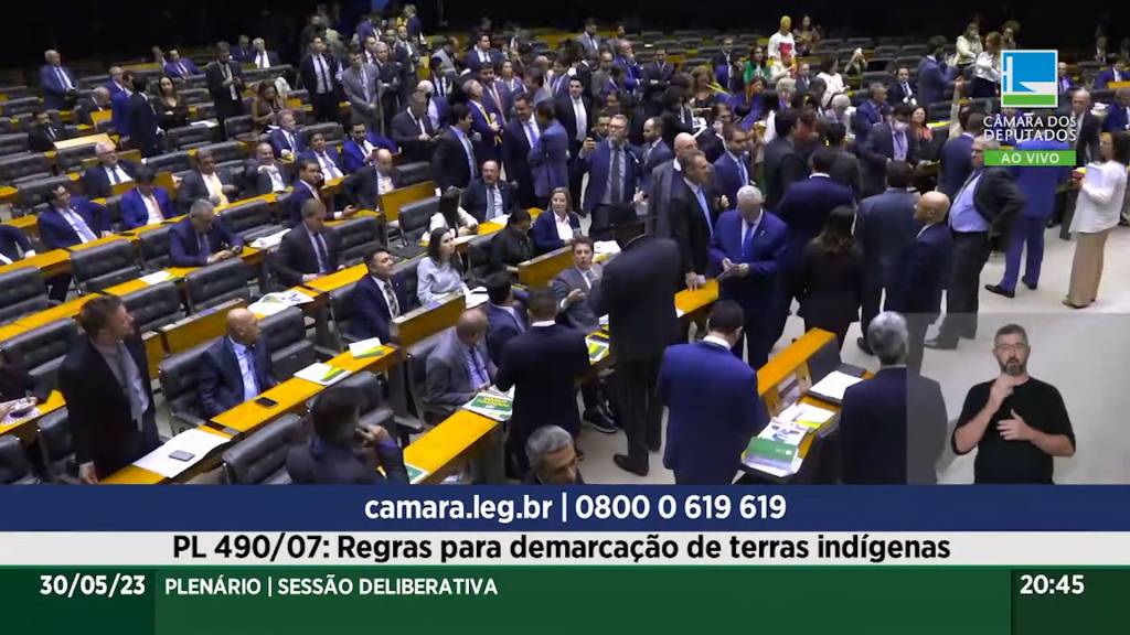 Câmara dos Deputados aprova projeto do Marco Temporal 