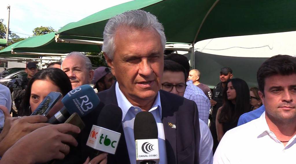 CPI do MST recebe governador de Goiás, Ronaldo Caiado