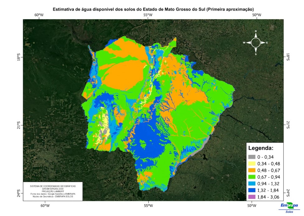 MS terá mapas detalhados para orientar atividades agropecuárias