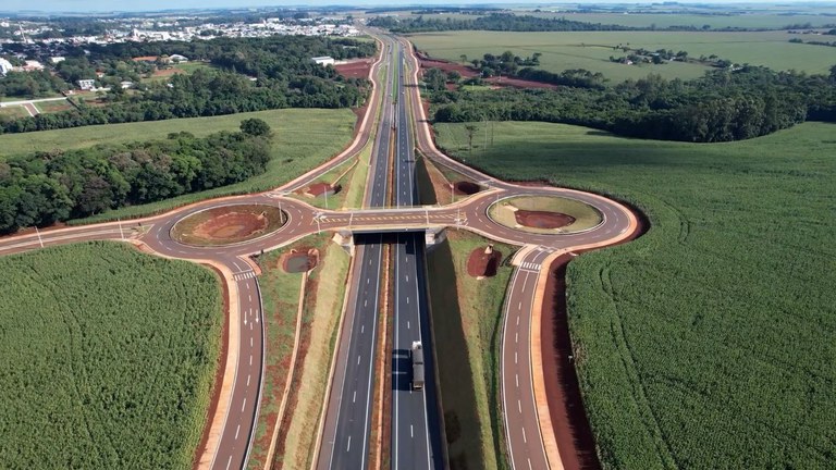 Liberado trecho duplicado da BR-163, em Toledo, no Paraná