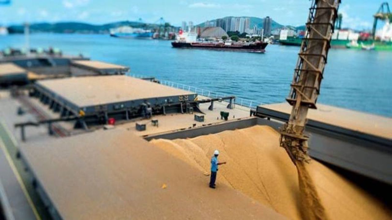 Preço da soja nos portos em 18/7Santos