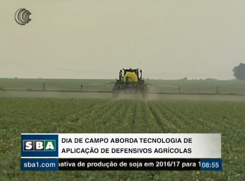 Dia de campo aborda tecnologia de aplicação de defensivos agrícolas