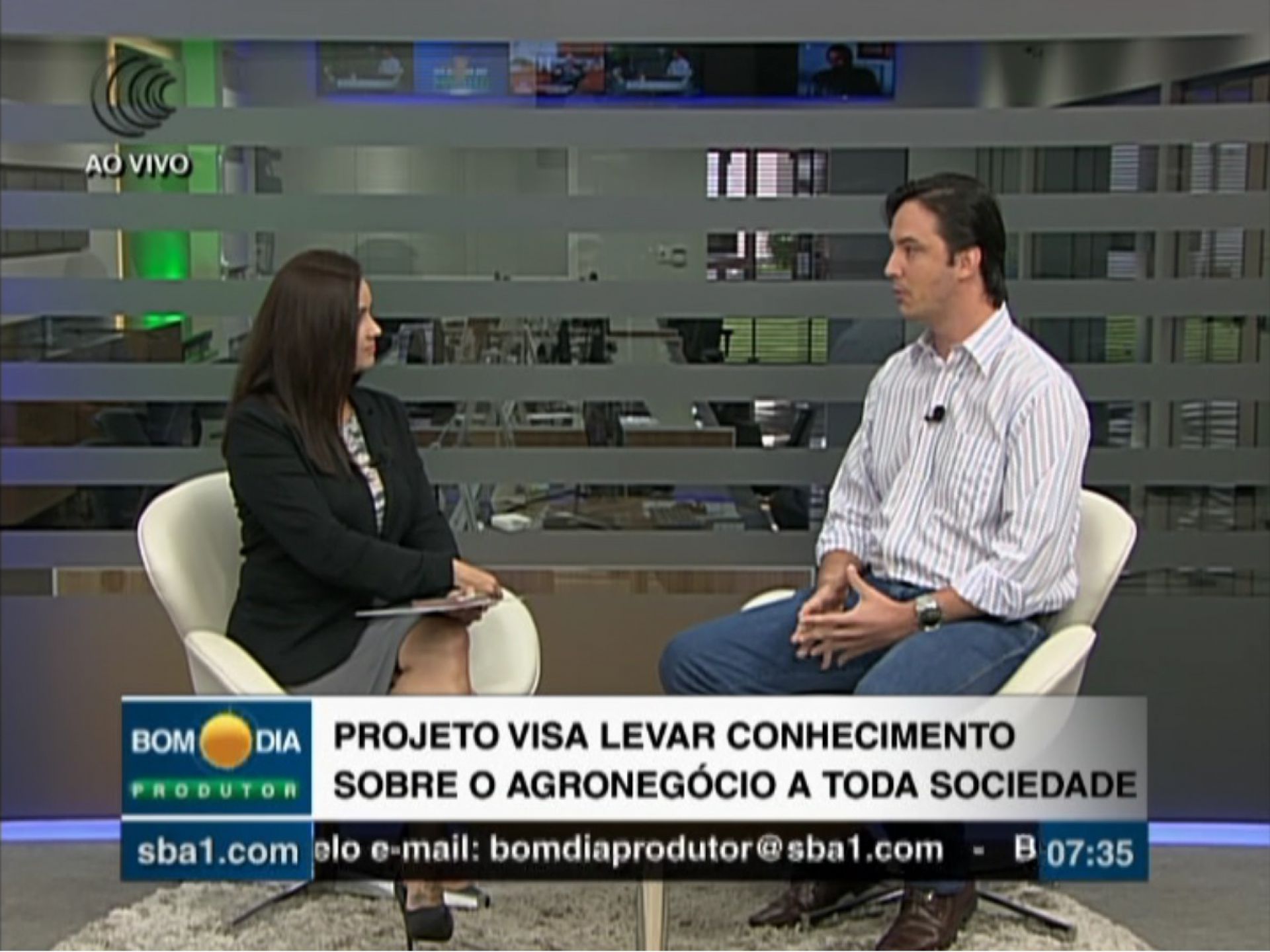Projeto visa levar conhecimento sobre o agronegócio a toda sociedade