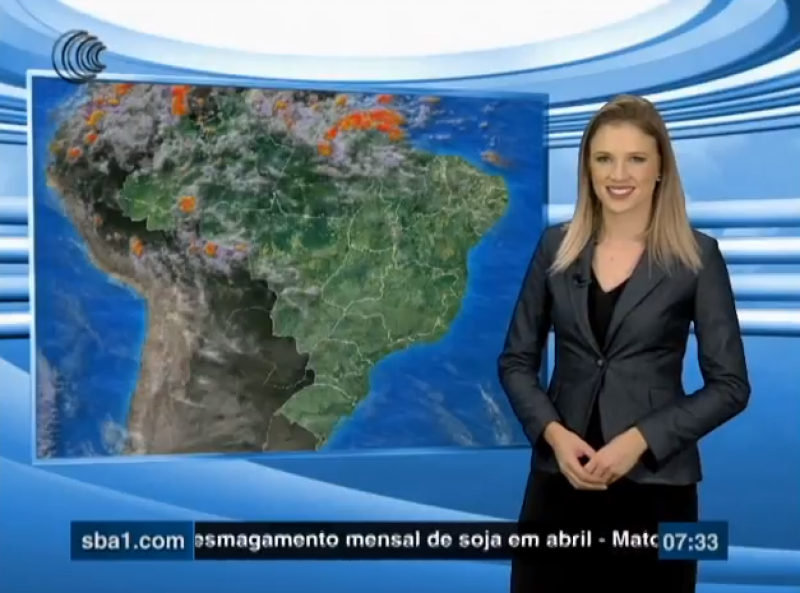 No sudeste, a chuva tem ocorrido de forma mais intensa sobre São Paulo e sul de Minas Gerais