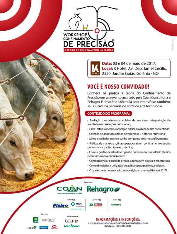 Encontro em Goiânia aborda técnicas de confinamento de precisão para bovinos
