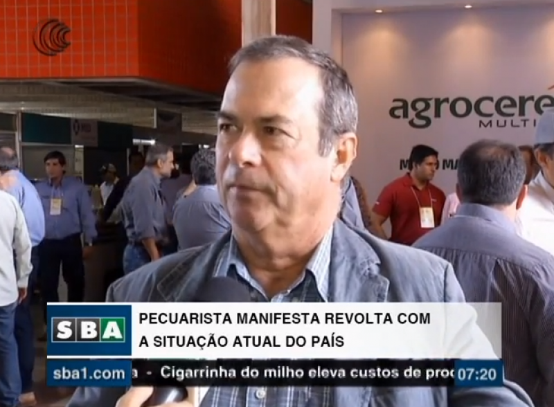 Pecuarista manifesta revolta com a situação atual do país