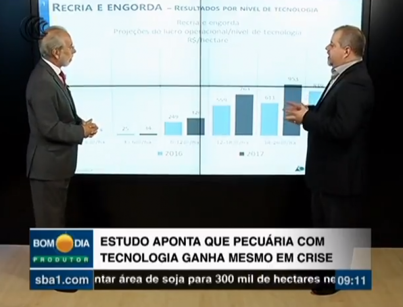 Estudo aponta que pecuária com tecnologia ganha mesmo em crise