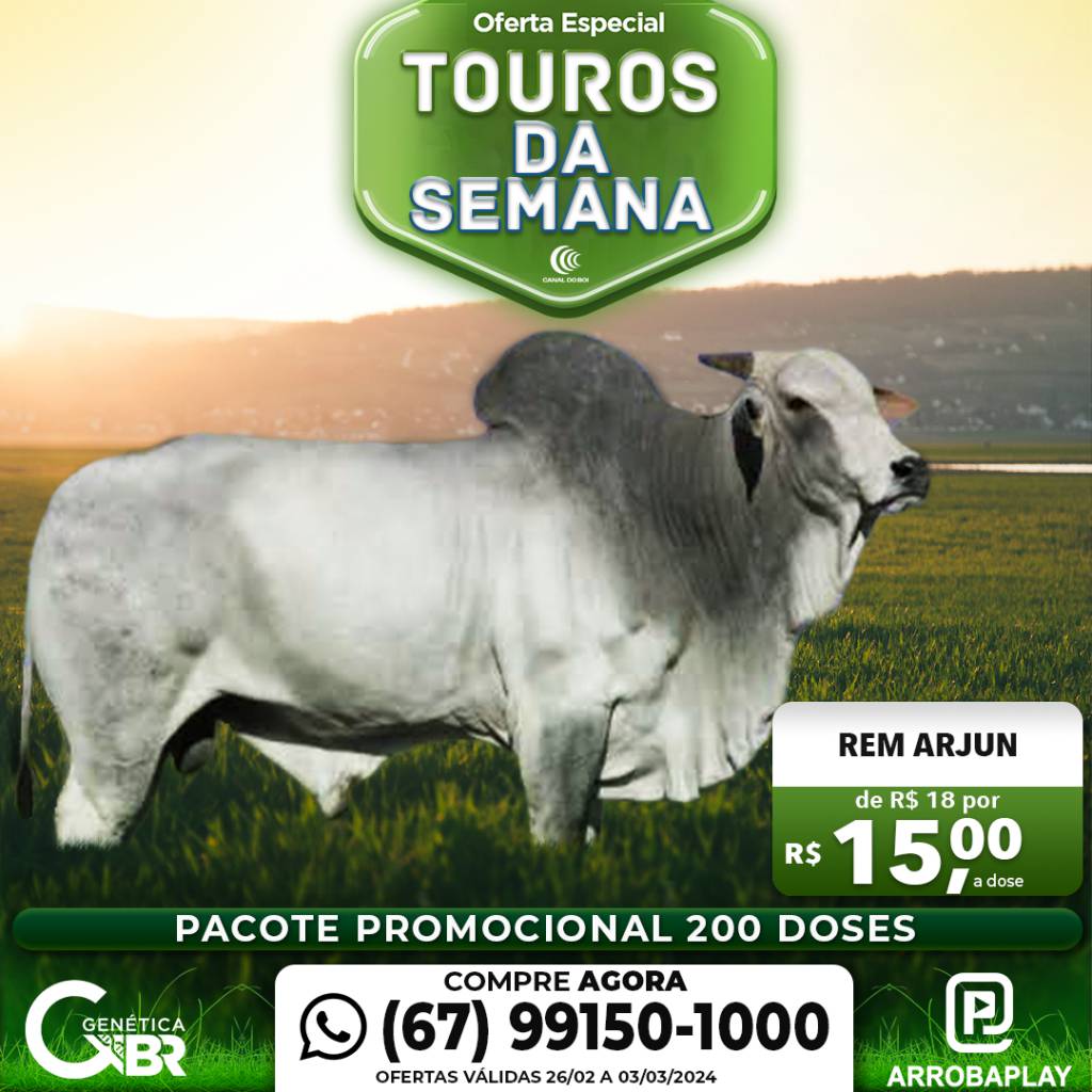 Conheça os touros com venda especial de sêmen desta semana