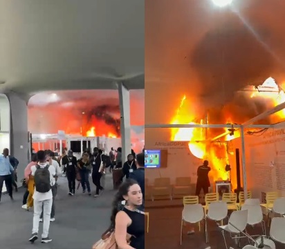 COP-30, em Belém, tem incêndio e área esvaziada às pressas