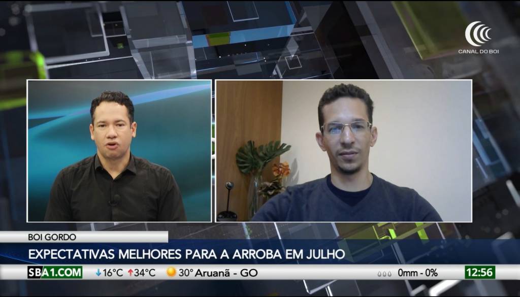 Expectativas melhores para a arroba do boi gordo em julho