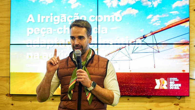 Rio Grande do Sul anuncia novas regras para irrigação e investimento em sistema de gestão de água