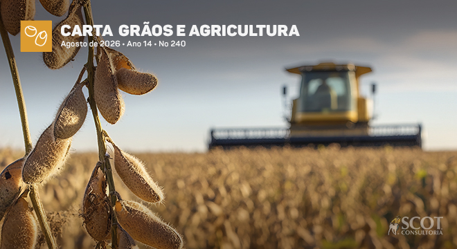 Carta Grãos e Agricultura - Safra recorde reforça liderança brasileira na produção mundial de soja
