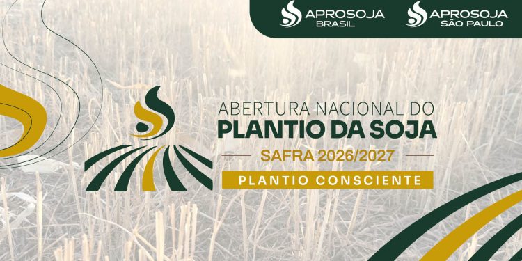 Aprosoja realiza Abertura Nacional do Plantio da Soja nos próximos dias 24 e 25 com transmissão ao vivo pelo Canal do Boi