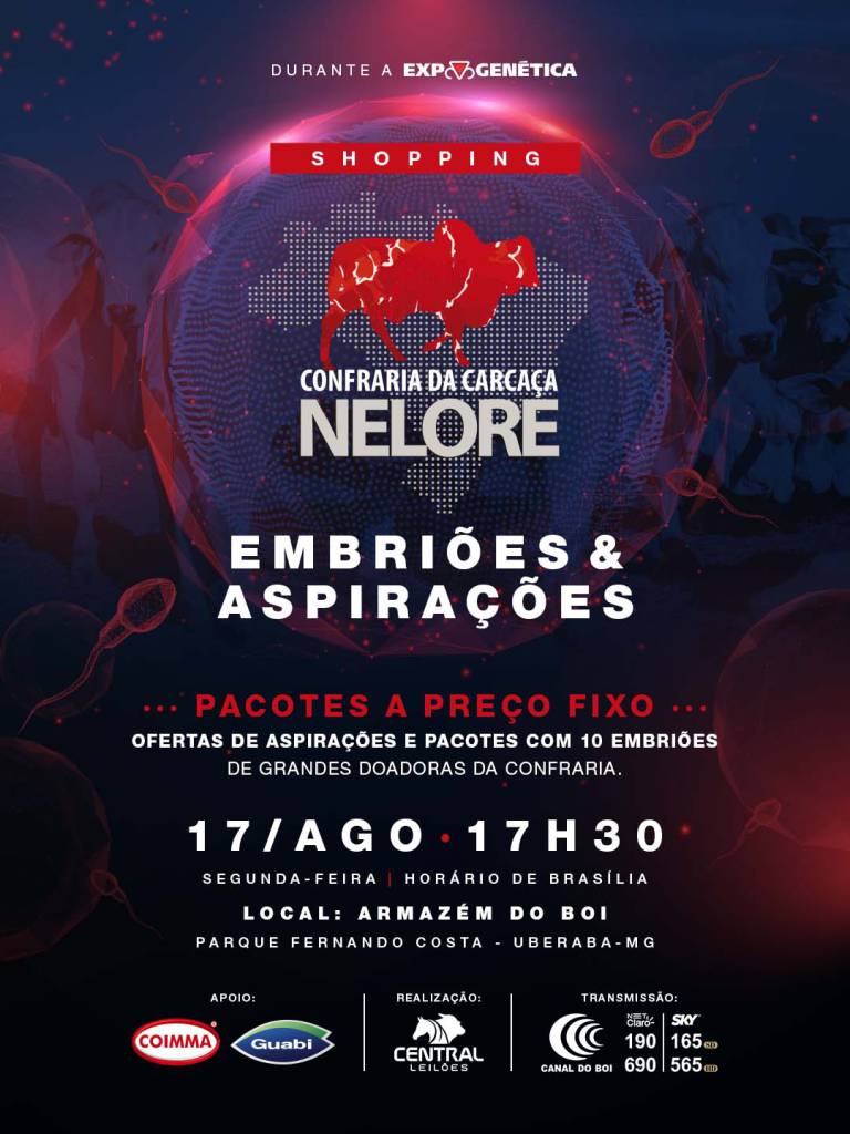 Shopping Confraria da Carcaça Nelore nesta segunda às 17h30 no Canal do Boi