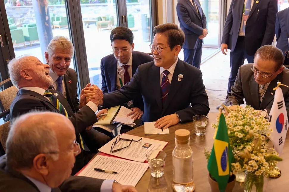 Lula recebe presidente da Coreia do Sul no Brasil para ampliar parceria estratégica