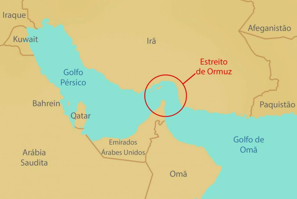 Petróleo dispara com fechamento do Estreito de Ormuz e tensão no Oriente Médio