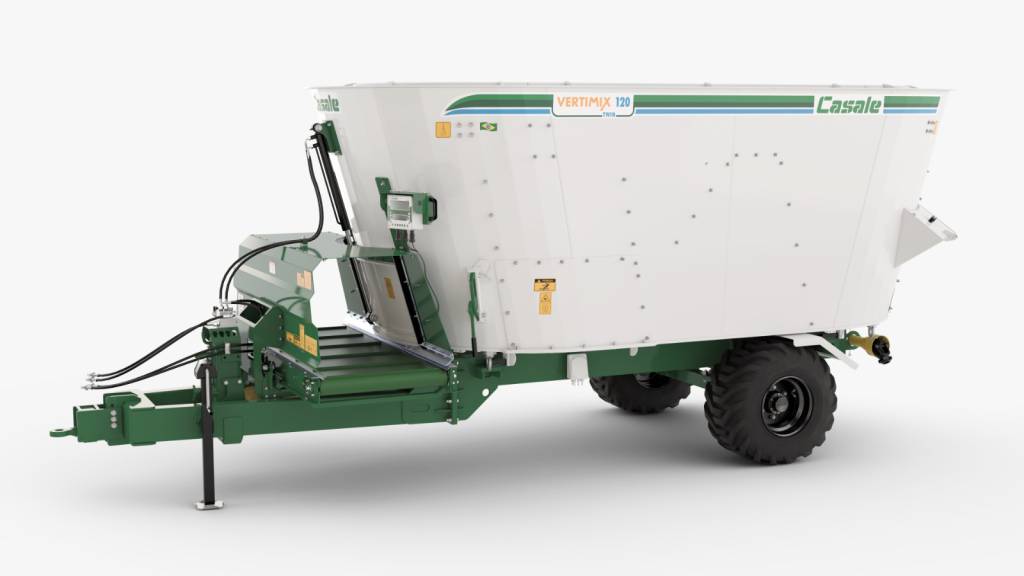 Casale lança na Agroleite a nova Vertimix VM 120 Twin e reforça sua linha de misturadores de alta performance 