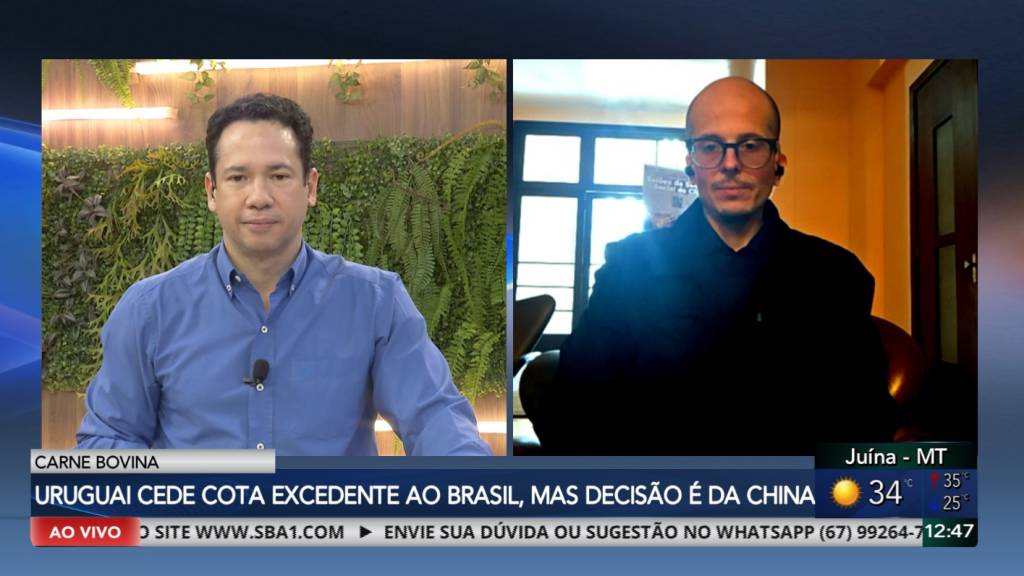 Uruguai cede cota excedente ao Brasil, mas decisão em aceitar carne bovina brasileira é da China