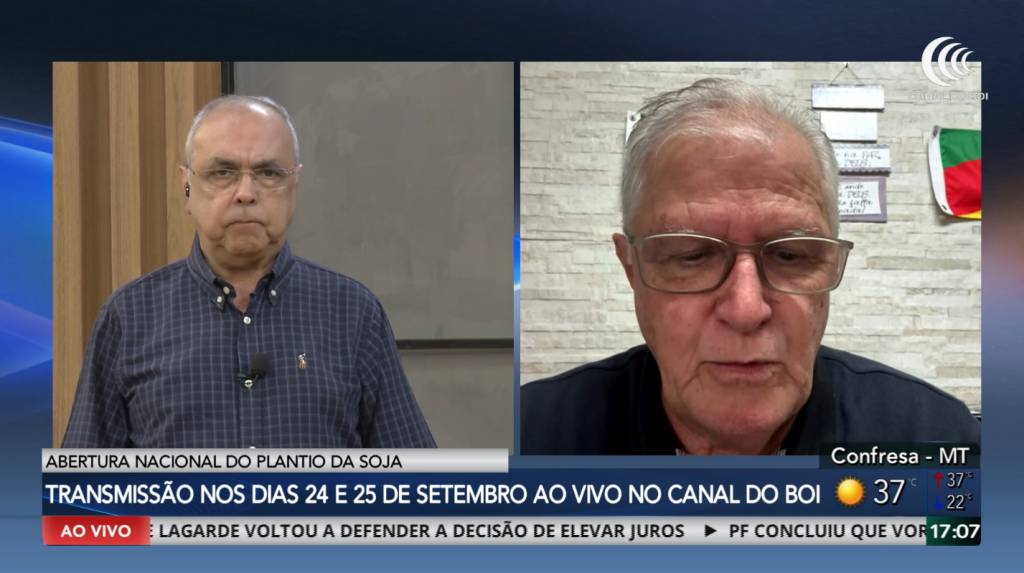 Aprosoja RS participa de Abertura do Plantio da Soja Safra 2026/27 com transmissão pelo Canal do Boi