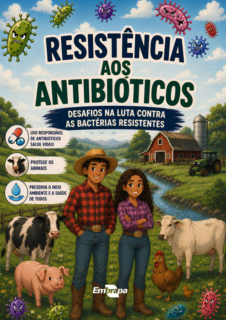 Embrapa Gado de Corte lança material gratuito sobre resistência aos antibióticos 