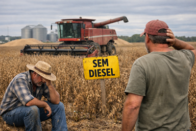 Aprosoja Brasil diz que escassez de diesel compromete andamento da safra de grãos