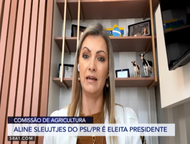 Deputada Federal Aline Sleutjes é eleita presidente da Comissão de Agricultura da Câmara