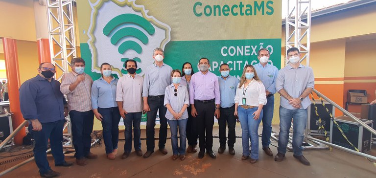 Mapa inaugura 34 antenas de conexão 4G em MS