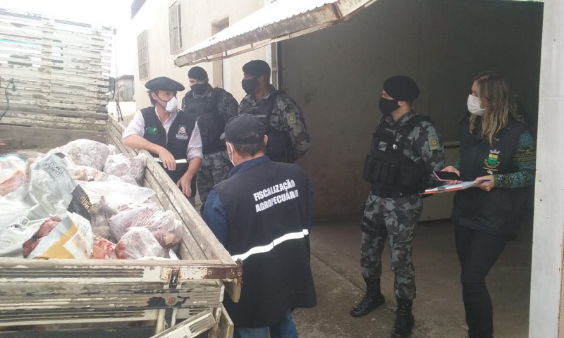 Operação no RS apreende 3,3 toneladas de carnes impróprias para consumo